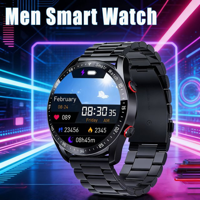Ola Esporte Smartwatch, Bluetooth, Weiß, Herren, Wasserdicht - Bild 1