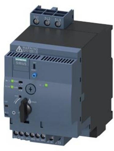 Siemens Wendestarter 3RA6250-1EB32 in Grau mit 32A Nennstrom und 15kW Motorleistung bei 400V - Bild 1