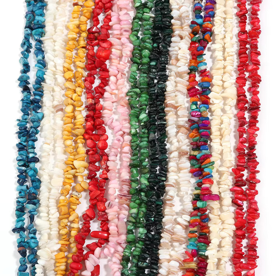 Louleur Abstandsperlen, Muschelperlen, Korallen, Chips - Bild 3