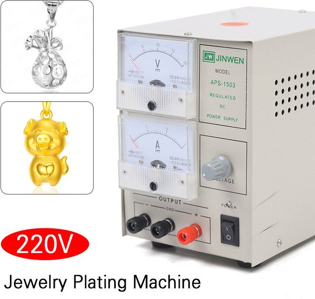 Schmuckbeschichtungsmaschine für Gold und Silber zur galvanischen Verzinkung mit 3A und 220V - Bild 1