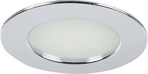 Brumberg LED-Einbauleuchte rund in Chrom mit warmweißem Licht und IP44 Schutzart - Bild 1
