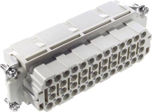 LAPP Buchseneinsatz EPIC H-EE 46 mit 46 Polen und 5 PE in Weiß - Bild 1