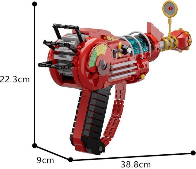 Gorbicks Call of Duty Rote Ray Gun Modellsteine, DIY Spielbausteine Set, ab 14 Jahren - Bild 1
