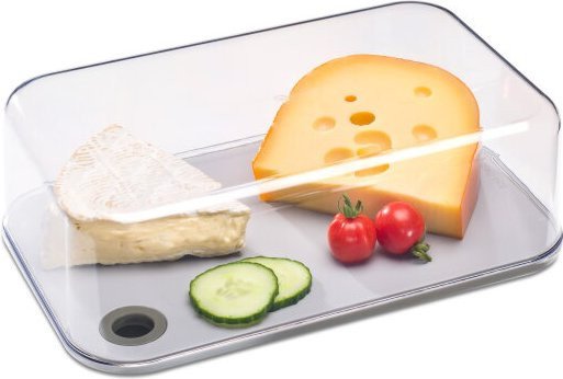Mepal Servierbox Modula klein, grau und transparent, Kunststoff, mit Snap-Lid, spülmaschinenfest - Bild 1