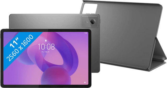 Lenovo IdeaTab 11 Zoll Tablet mit 256GB WLAN in Grau inklusive Stylus und Book Case in Grau - Bild 1