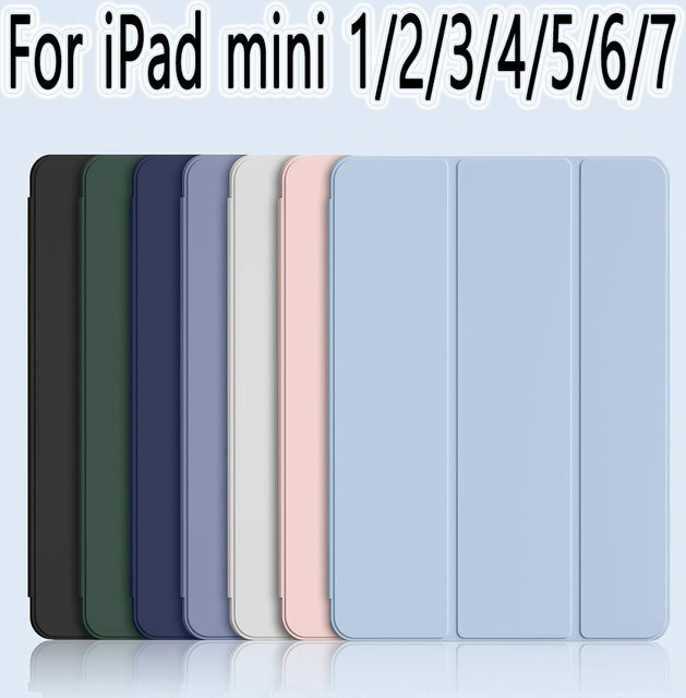 Leke-Leka Magnetisches Trifold Smart Cover für iPad mini 1 2 3 4 5 6 7 Generation in Schwarz - Bild 1