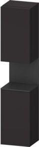 Duravit Hochschrank Qatego in Grau Matt mit 2 Türen, B/T/H: 40 x 36 x 176 cm - Bild 1