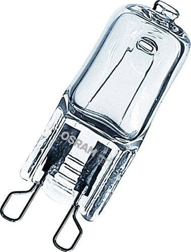 Osram Halogen-Leuchtmittel G9 Röhrenform für Backöfen, 25 W, warmweiß, klar, 2er-Pack - Bild 1
