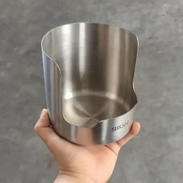 Runtuokee Multifunktionaler Löffelhalter aus Edelstahl in Silber als Suppenlöffelablage und Topfdeckel-Aufbewahrungsregal - Bild 1