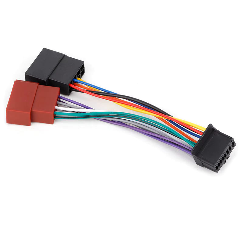 YOSOO 16-poliger Stereo-Kabelbaum mit Mini-ISO 8-poligem Stecker in Multicolor - Bild 6