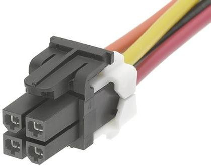 Molex Buchsengehäuse-Kabel 4-polig in Schwarz 451350401 - Bild 1