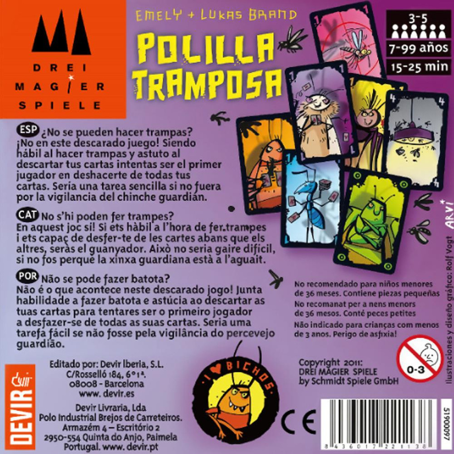 Tramposa Polilla Spanisches Kartenspiel ab 14 Jahren - Bild 3