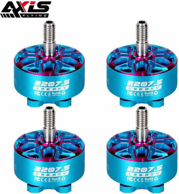 Axisflying Bando 2207.5 Bürstenloser Motor für FPV Freestyle 5 Zoll Cinewhoop und Cinematic Drones (6S, 1860KV/1960KV) - Bild 1