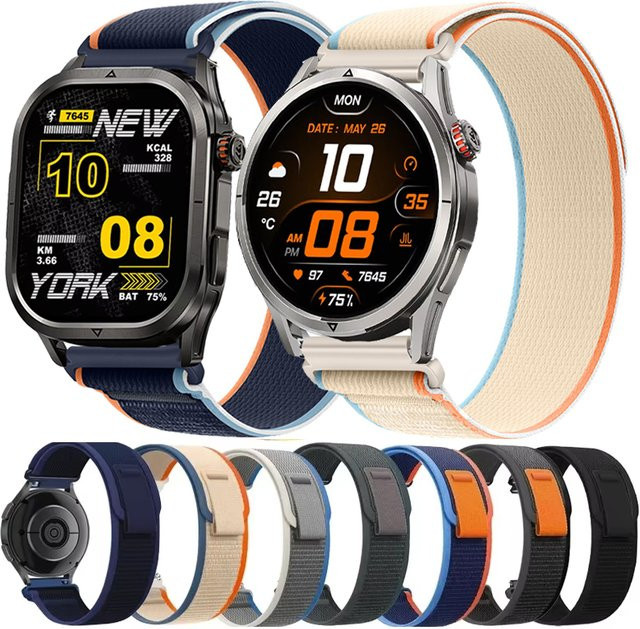 KOSPET Uhrenarmband Trail Loop, Nylon, 22 mm, Schwarz, Unisex - Bild 1