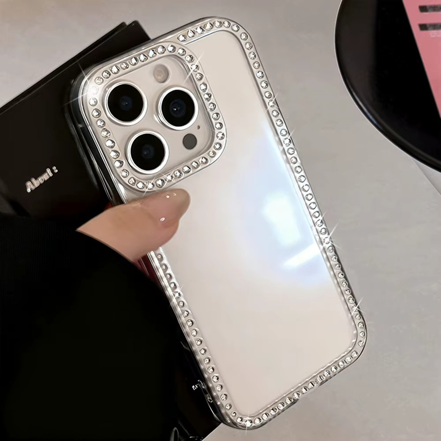 Luxus Diamant Schutzhülle für iPhone 17 Pro Max, transparente stoßfeste Abdeckung - Bild 2