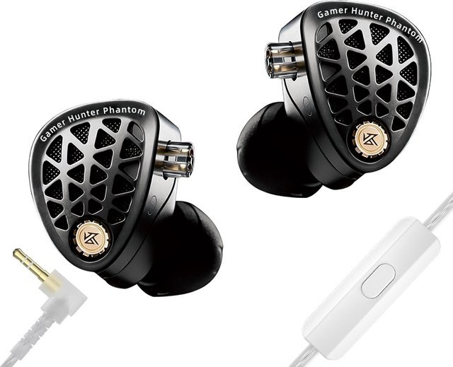 KZ Phantom Hi-Fi In-Ear Gaming-IEMs mit Premium-Druckgussgehäuse aus Vollmetall - Bild 1
