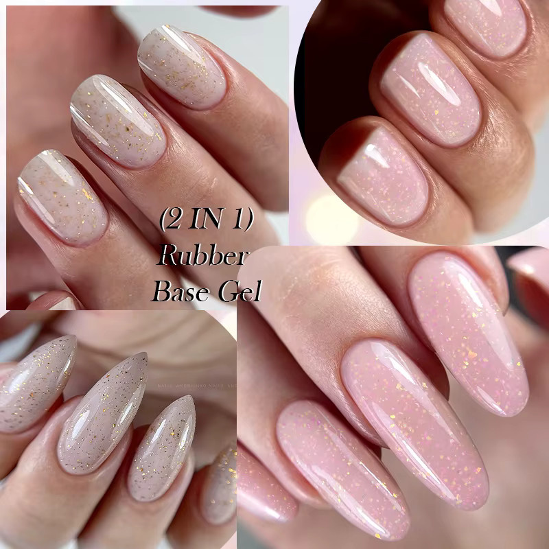 LILYCUTE Nagellack Rose Gold Glitter, Nude, 7 ml - Bild 4