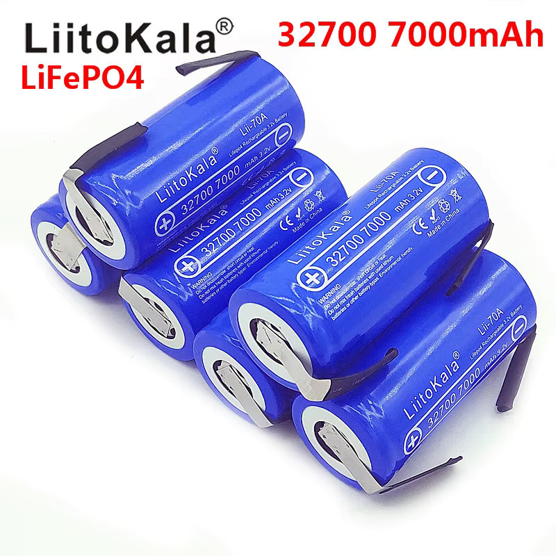 LiitoKala Lii-70A LiFePO4 Akku 32700 mit 7000 mAh und 35 A Dauerentladung in Blau - Bild 4