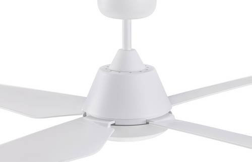 Lucci AIR Aria Deckenventilator mit LED-Beleuchtung und Fernbedienung in Weiß, Durchmesser: 122 cm, Höhe: 33 cm - Bild 1