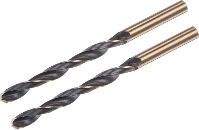 UXCELL 2er Set HSS Twist Drill Bohrer mit Titannitrid Beschichtung in Gold, M2 Hochgeschwindigkeitsstahl für Handbohrmaschinen - Bild 1