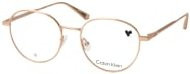 Calvin Klein CK 24101 Korrektionsbrille, Vollrand, Rund, Metall, Gold, Unisex - Bild 1