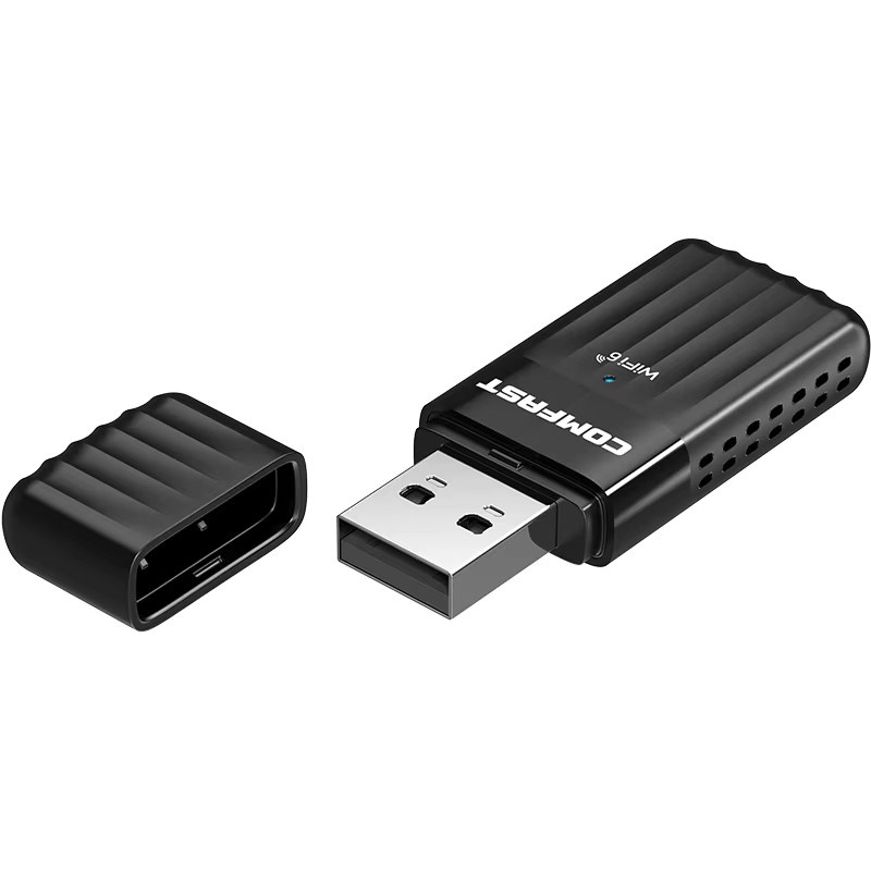 Comfast WiFi 6 USB-Adapter AX900 mit Bluetooth 5.3, Dual-Band 2,4G/5GHz kabelloser Netzwerkadapter für PC, Schwarz - Bild 5