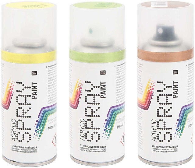 Rico Design Sprühfarbe Silber 150 ml - Bild 1