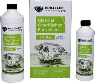 BRILLIANTShine Design-Gießharz transparent 1500 ml - Bild 1