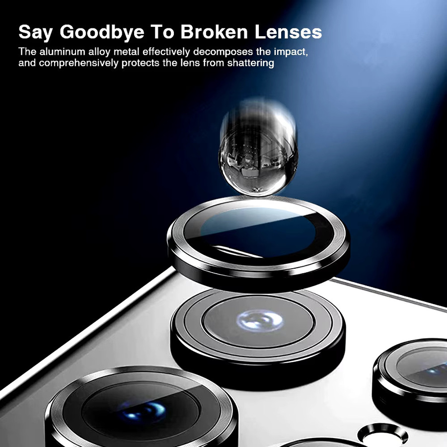 Samsung Galaxy S24 S25 Ultra S25 Plus 5G Kamera Objektiv Schutz aus 9D gehärtetem Glas in Grün - Bild 2