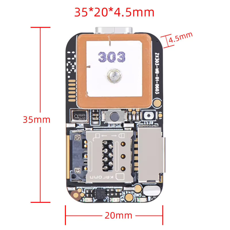 Mini GPS Tracker ZX303 mit GSM, AGPS, Wifi und LBS zur Standortbestimmung inklusive Voice Recorder und Web App Unterstützung - Bild 2