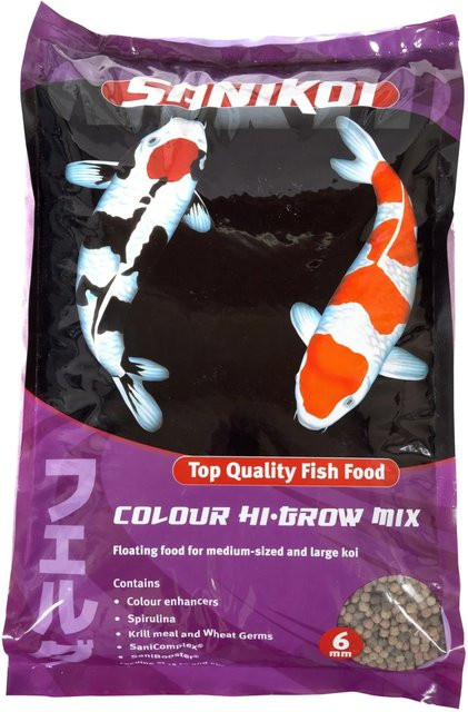 Velda SaniKoi Colour Hi-Grow Fischfutter 6 mm 10 kg - Bild 1