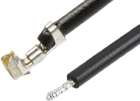 Molex Crimpkontakt mit Litze 2149212111 Bulk in Schwarz und Gold - Bild 1