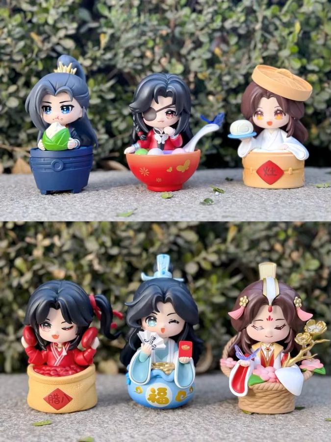 Hot Heaven Officials Blessing Blind Box The People Festival Group Portrait Series Xielian Actionfigur Multicolor - Bild 7
