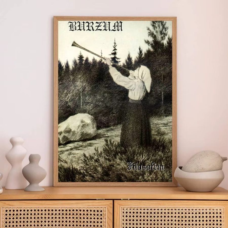 MINISO Burzum Filosofem Wandaufkleber multicolor wasserfestes Poster aus Papier für deine Wanddekoration - Bild 4