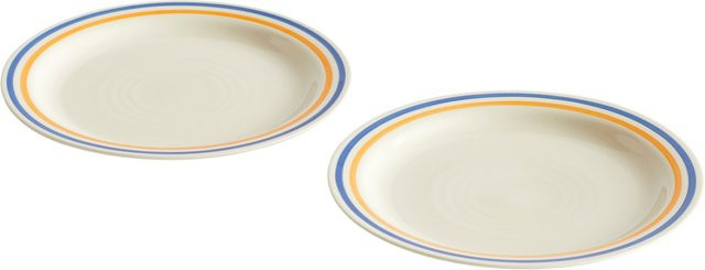 HAY Sobremesa 2er Dessertteller gestreift multicolour - Bild 1