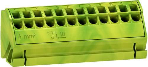 Schneider Electric LVS04214 PrismaSeT-P Linergy TB Erdungsblock, Farbe: Grün, 12x4mm², Länge: 7,5 cm - Bild 1