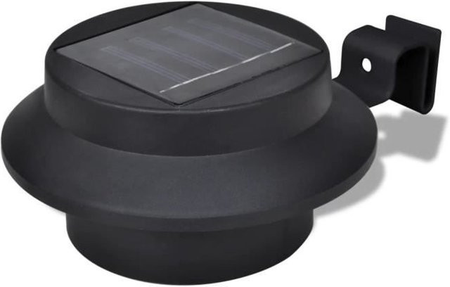 YESMAEFR Solarlampen Set für Regentonnen mit Clip-Befestigung, 6 Stück, Schwarz, LED, Kaltweiß - Bild 1