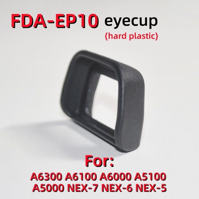 Sony Ersatz Augenmuschel Sucher aus Hartplastik in Schwarz für A6300 A6100 A6000 A5100 A5000 NEX-7 NEX-6 NEX-5 Kamerazubehör - Bild 1