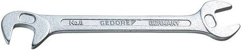 Gedore Doppelmaulschlüssel 9 mm in Silber aus Chrom-Vanadium-Stahl - Bild 1