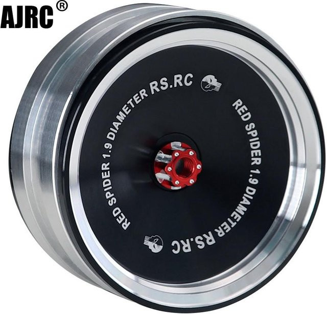 Ajrc Metall Radnabe 1,9 Beadlock Rad Felge, 4-teiliges Set, Schwarz - Bild 1