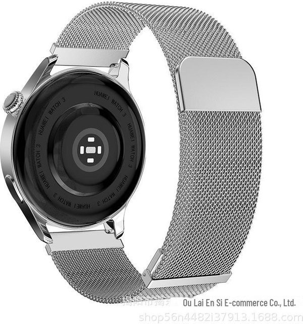 Uhrenarmband Milanese-Metall, Silber, 20 mm, Unisex - Bild 1