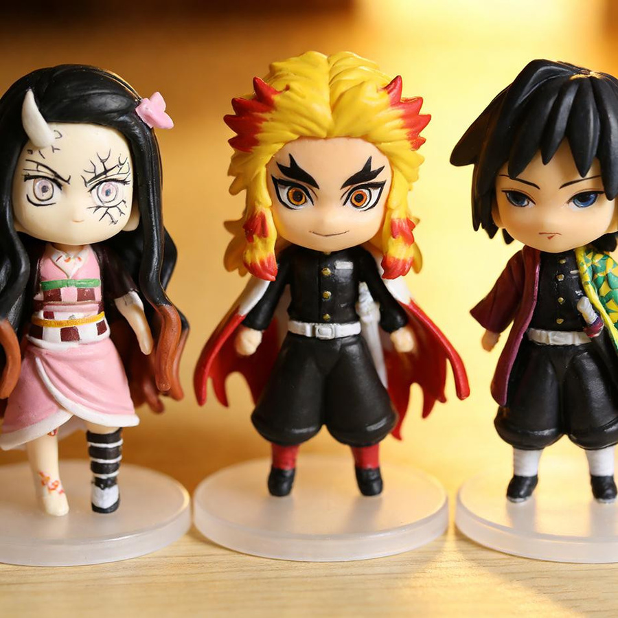 Qposket Kimetsu no Yaiba PVC-Figur 6-teiliges Set - Bild 4