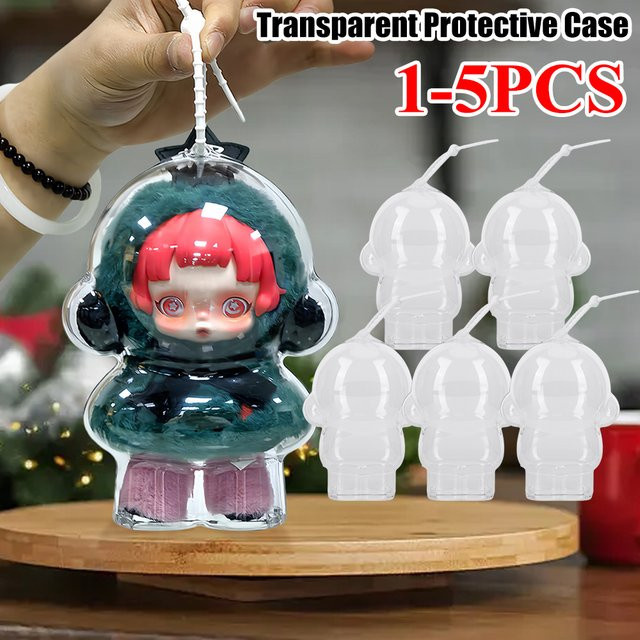 APWIKOGER Schutzhülle für SP Puppe Zubehör, Transparent, Weiß, 1-5-teiliges Set - Bild 1