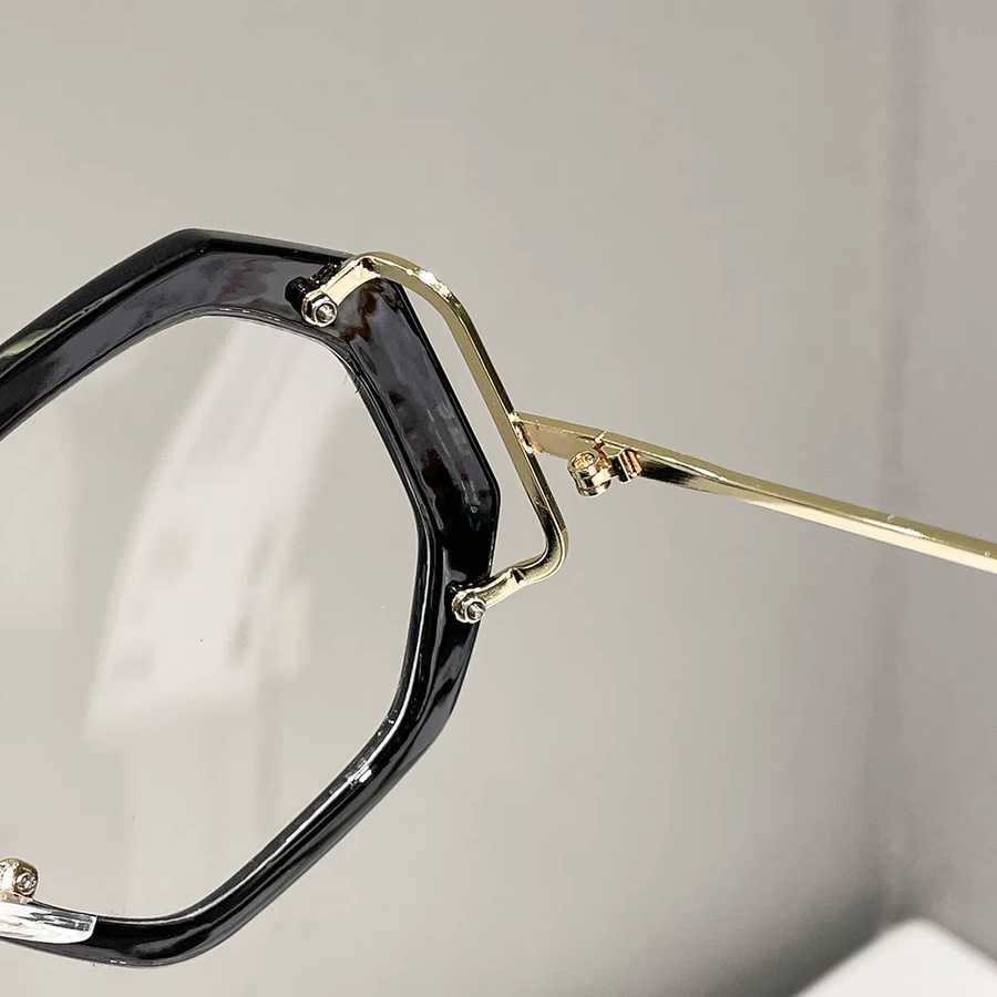 RELEN Korrektionsbrille, hexagonal, Vollrand, schwarz, Damen - Bild 2