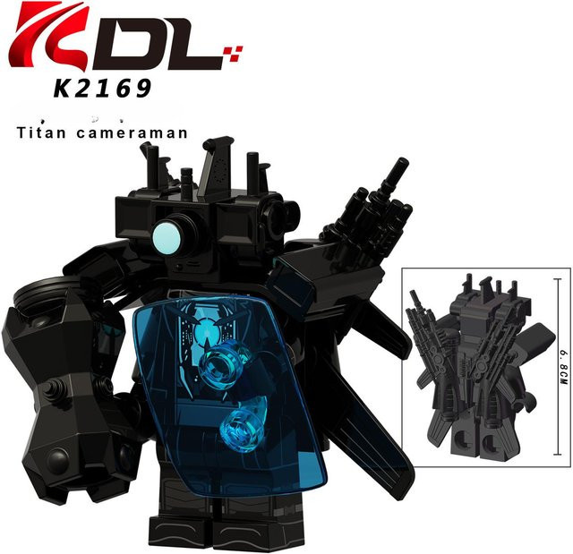 Happy Building Blocks Titan TV-Mann Blitztoilette Flugmonitor, Bausteine, ab 7 Jahren - Bild 1