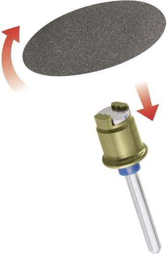 Dremel Schleifscheiben-Set Grau, 6 Stück, Durchmesser 30 mm, Schaft-Ø 3,2 mm - Bild 1