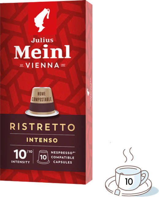 Julius Meinl Inspresso Ristretto Intenso, Kaffeekapseln, Nespresso-kompatibel, 10 x 56 g - Bild 1