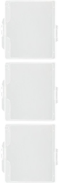 3 Stück LCD-Schutzfolien für Nikon D600 und D610, transparente Kamera-Bildschirmabdeckung aus ABS, Weiß - Bild 1