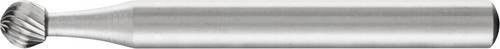 PFERD Gravierfrässtift HSS Kugel in Silber, Schaftdurchmesser: 6 mm, Durchmesser: 6 mm, Arbeitslänge: 5,6 mm, Gesamtlänge: 60 mm - Bild 1