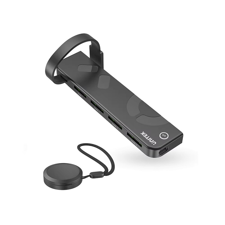 Nintendo Switch OLED Docking-Station mit kabelloser RF 433M Fernbedienung und USB-Ladestation in Schwarz - Bild 1